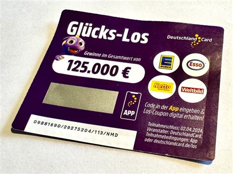 die vorteile von deutschlandcard glückslos